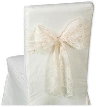 Kant lint Creme breed Stoelversiering 20 cm x 275 cm, Ophalen of Verzenden, Nieuw