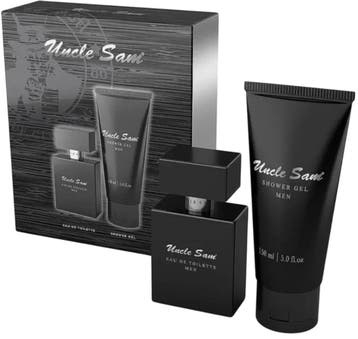 Uncle Sam geschenkset voor heren eau de toilette + showergel, Verzenden, Nieuw