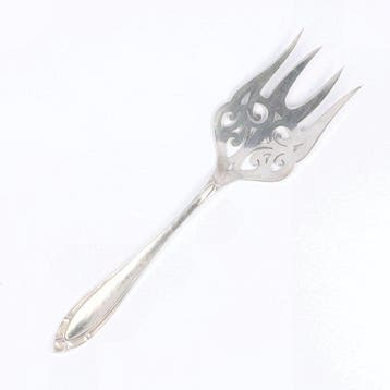 H. Hooijkaas - Art-Deco - Broodvork - .833 zilver, Antiek en Kunst, Antiek | Goud en Zilver