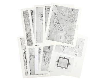 B van T Hoff, Gerard Mercators map of the world, 1961, Nieuw