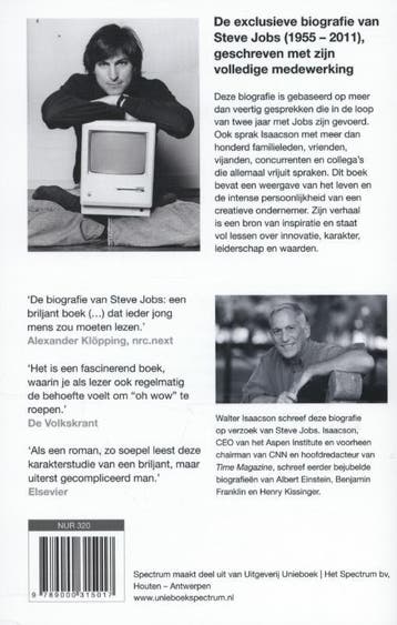 Steve Jobs 9789000315017 Walter Isaacson, Boeken, Verzenden, Zo goed als nieuw, Walter Isaacson