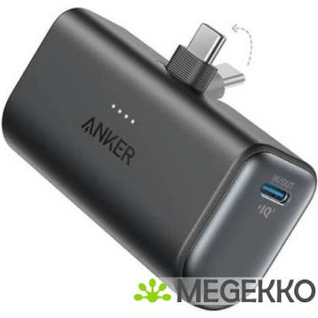Anker Nano 5000 mAh Mini Powerbank Zwart, Verzenden, Nieuw, Anker