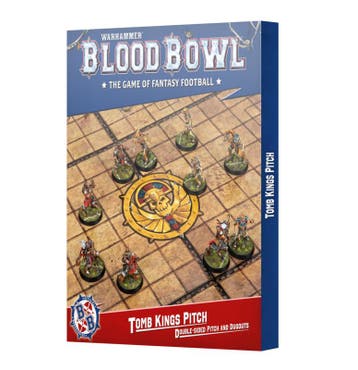 Blood Bowl Tomb Kings team pitch and dugouts (Warhammer, Ophalen of Verzenden, Nieuw