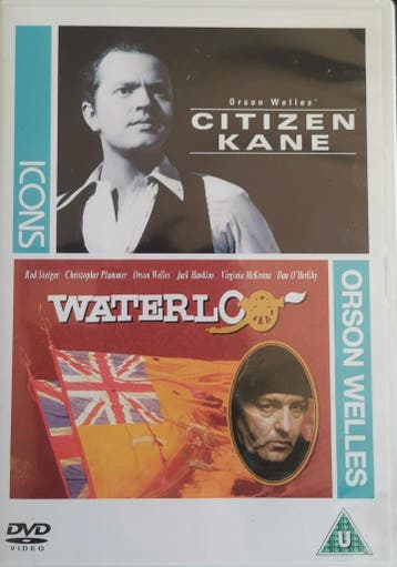 Citizen Kane + Waterloo (Orson Welles)      GRatis verzenden, Vanaf 9 jaar, Verzenden, Zo goed als nieuw