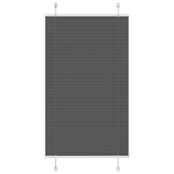 vidaXL Plissé rolgordijn 80x150 cm stofbreedte 79,4 cm, Verzenden, Nieuw, Zwart