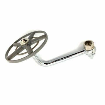 Prosteel PSB0031 glazenspoeler kunststofschijf chroom, Ophalen of Verzenden, Nieuw