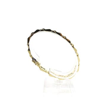 Gouden Bismarck schakelarmband, Ophalen of Verzenden, Gebruikt, Goud, Goud