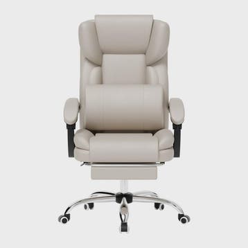 Ergonomische Bureaustoel met Voetensteun en Rugondersteuning, Verzenden, Nieuw