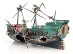 Aquariumdecoratie Scheepswrak – 2x Kunststof Boot Ornament, Verzenden, Nieuw