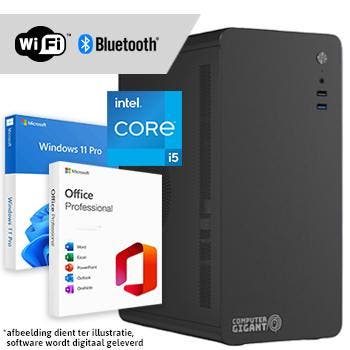 Core i5 compleet - WiFi + BT + Windows + Office 2024 (Word,, Computers en Software, Desktop Pc's