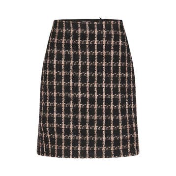 Marc Aurel • tweed mini rok • 36, Marc Aurel, Verzenden, Zwart, Nieuw