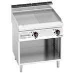 GGM Gastro | Elektrische bakplaat - 9,6kW - 1/2 glad 1/2 |, Verzenden, Nieuw in verpakking