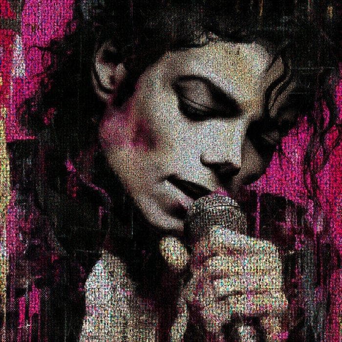 David Law - Crypto The Moonwalker III - Michael Jackson -, Antiek en Kunst, Kunst | Designobjecten