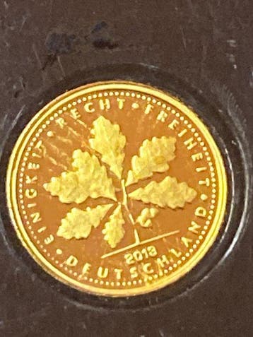 Duitsland. Gold medal 2013, Hamburger Michel, 0.28 gr.