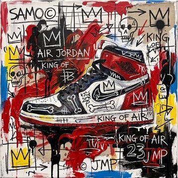 MEDSAN - Basquiat King of Air () - UNIQUE WORK