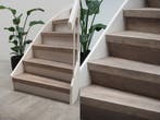 FABRIEKSLEEGVERKOOP! Licht eiken traprenovatie PVC, Ophalen of Verzenden, Nieuw, Crème, PVC-traprenovatie