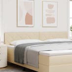 vidaXL Hoofdbord Crème 200 cm Stof, Huis en Inrichting, Slaapkamer | Bedden, Verzenden, Nieuw, Stof
