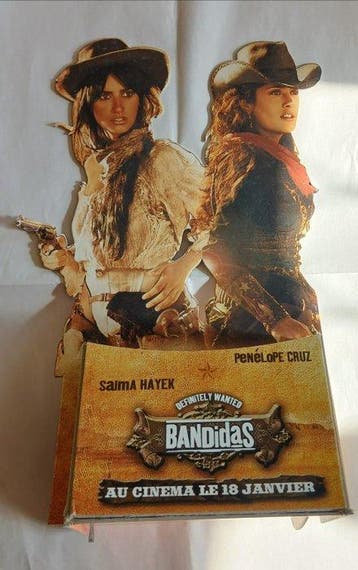 Bandidas flyers display - Salma Hayek, Penelope Cruz, Nieuw