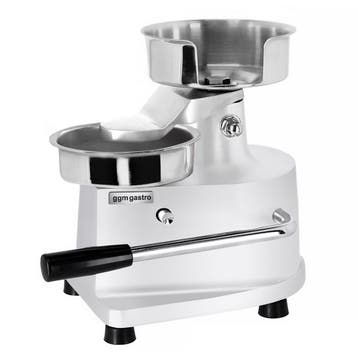 GGM Gastro | Hamburgerpers - handmatige - Ø 150mm - RVS |, Verzenden, Nieuw in verpakking, RVS Meubilair