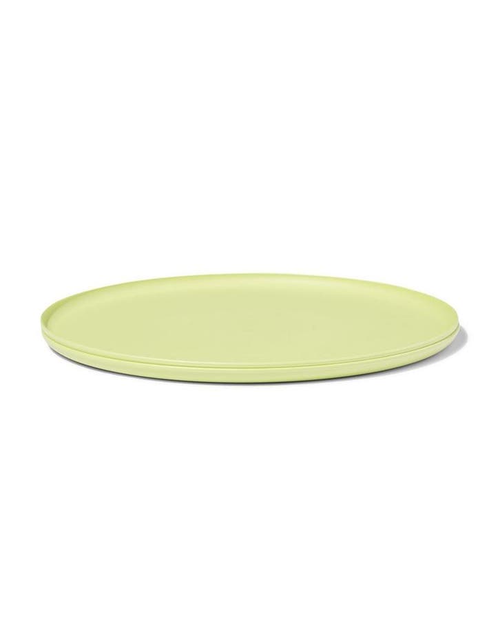 HEMA Bord Ø25cm bioplastic lichtgroen van €4 voor €2 sale, Huis en Inrichting, Keuken | Servies, Nieuw, Verzenden