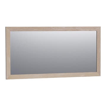 Brauer Citrine Spiegel - 140 cm - Rechthoekig - Lamellen -, Ophalen of Verzenden, Nieuw