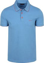 NZA Polo Henley Piqué Sailing Blauw maat XL Heren, New Zealand Auckland, Verzenden, Blauw, Maat 56/58 (XL)