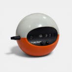 Flip klok, lamp - BRAC 2000 Space Age Plastic, Metaal -