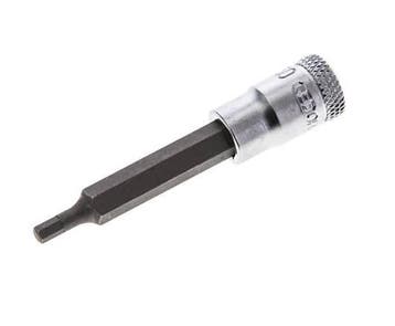 1/4 Gedore 60mm Dopsleutel- Schroevendraaier voor 3mm, Verzenden, Nieuw