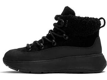 Fitflop F-Mode Teddy-Collar - Dames Enkellaarsje - Suède -, Verzenden, Nieuw