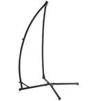 Hangstoel standaard staal 110x110x205 cm zwart, Verzenden, Nieuw