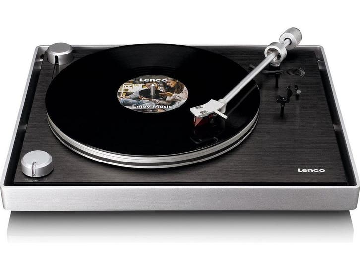 Lenco L-455BK - Platenspeler - Zichtbare riemaandrijving -, Audio, Tv en Foto, Platenspelers, Nieuw, Verzenden