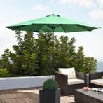 Parasol Budapest tuinparasol met zwengel Ø300 cm groen casa., Verzenden, Nieuw