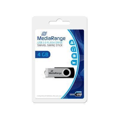 Mediarange USB MR 902 stick 4Gb, Computers en Software, USB Sticks, Nieuw, 4 GB, Verzenden