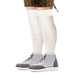 Schotse overknee kousen wit heren - Kousen, Ophalen of Verzenden, Nieuw