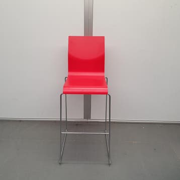 Drabert Vuelo hoge krukken - rood (alleen per set), Huis en Inrichting, Barkrukken, Ophalen of Verzenden, Nieuw
