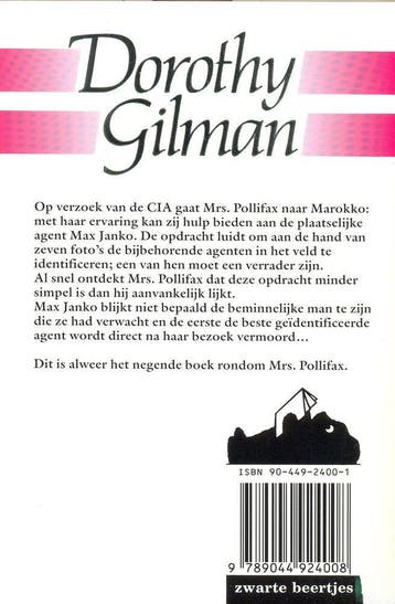 Mrs. Pollifax en de dansende derwisj / Mrs. Pollifax, Boeken, Verzenden, Gelezen, D. Gilman