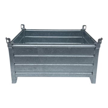 Verzinkte stapelbak XL met hijsogen 1200 x 1000 x 670 mm, 100 cm of meer, 60 cm of meer, 50 cm of meer, Nieuw