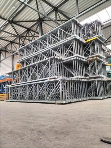 Gebruikte palletstelling, tweedehands, magazijnstelling