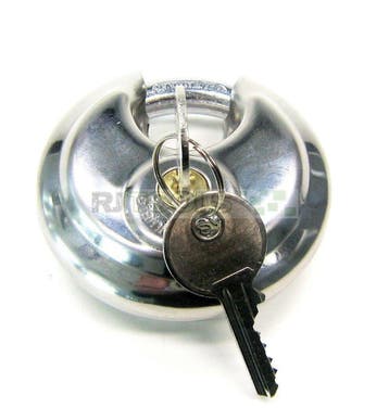 Discusslot - Discus Slot - 70 mm - rvs huis - scherpe prijs!, Auto diversen, Aanhangwagen-onderdelen, Ophalen of Verzenden, Nieuw