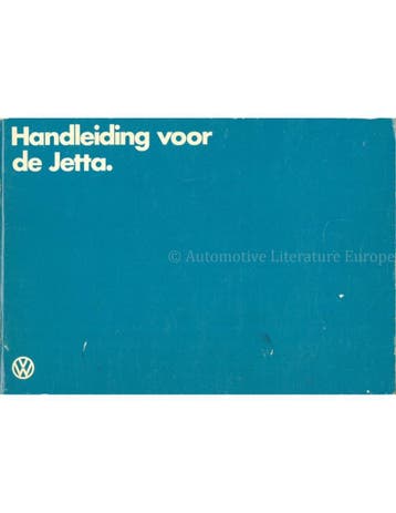 1981 VOLKSWAGEN JETTA INSTRUCTIEBOEKJE NEDERLANDS, Auto diversen, Handleidingen en Instructieboekjes