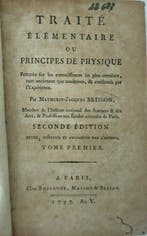 Mathurin-Jacques Brisson - Traité élémentaire ou Principes