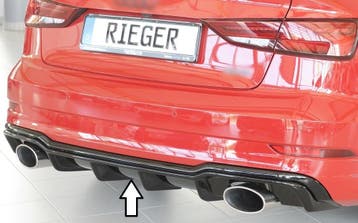 RS3 Look Diffuser voor Audi S3 8V / S line, Auto diversen, Tuning en Styling, Ophalen of Verzenden