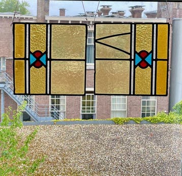 Glas-in-loodraam (2) - 1920-1930