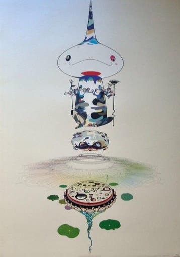 Takashi Murakami (1962) - Reverse Double Helix