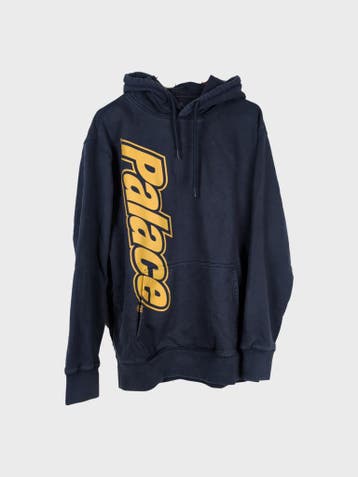 Palace Skateboards Hoodie Heren maat L Marineblauw, Maat 52/54 (L), Palace Skateboards, Blauw, Ophalen of Verzenden