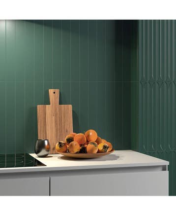 Wandtegel Groen 5x40cm (Muurtegels, Muur- en plafondtegels), 40 tot 60 cm, Nieuw, 10 m² of meer, Wandtegels