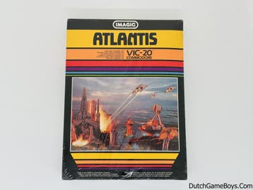 Commodore Vic-20 - Atlantis - Imagic - Cartridge - New & Sea, Spelcomputers en Games, Verzenden, Gebruikt