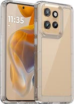 Silicone Case - Motorola Edge 60 Pro - Transparant (Hoesjes), Verzenden, Nieuw