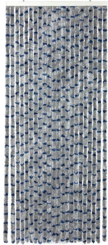 Arisol Chenille Gordijn 56x200 Blauw/Grijs, Ophalen of Verzenden, Nieuw