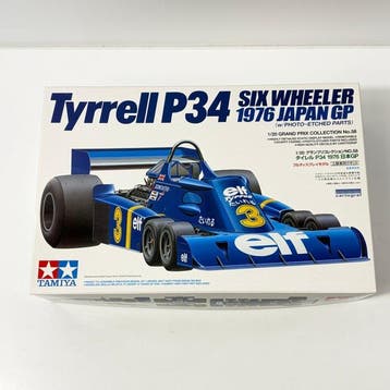 Tamiya 1:20 - Modelbouwdoos - Tyrrell P34 Six Wheeler 1976, Nieuw